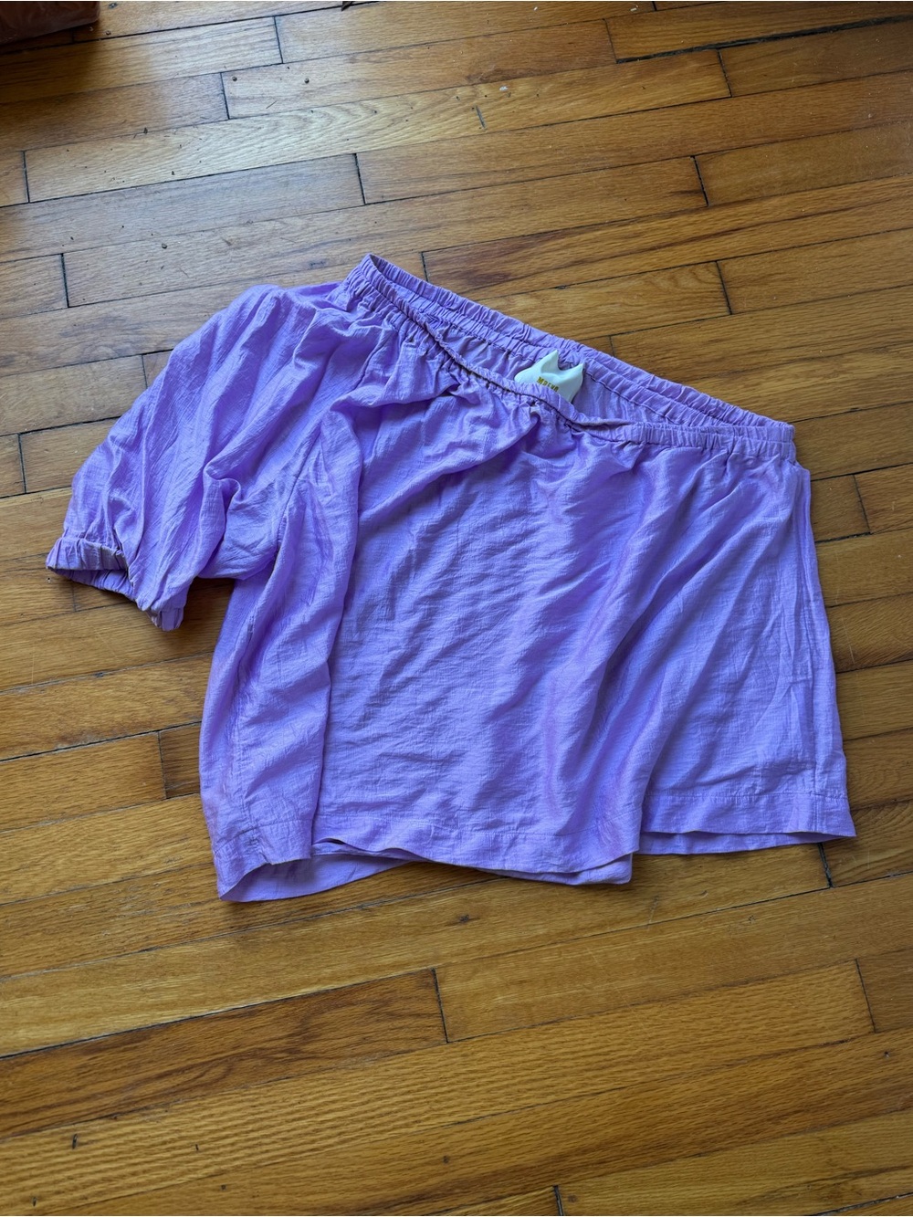 Maeve Lilac One Shoulder Blouse